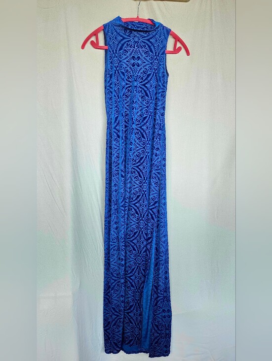 Blackmilk Dresses & Skirts - BlackMilk Burned Velvet Neptune Reaper Dress